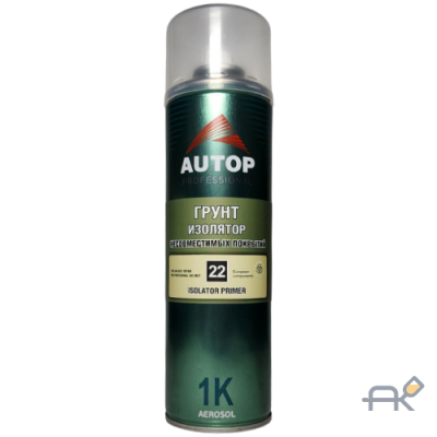 Аэрозоль AUTOP (N22) грунт-изолятор несовместимых покрытий(песочный) 650мл